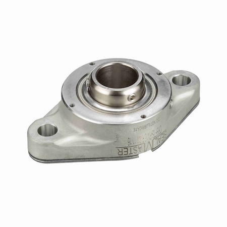 Sealmaster Mounted Stainless Steel Two Bolt Flange Ball Bearing, CRBFTS-PN16 RMW CRBFTS-PN16 RMW